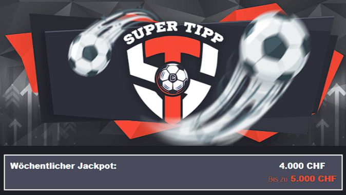 Super tipp Wonchentlicher Jackpot